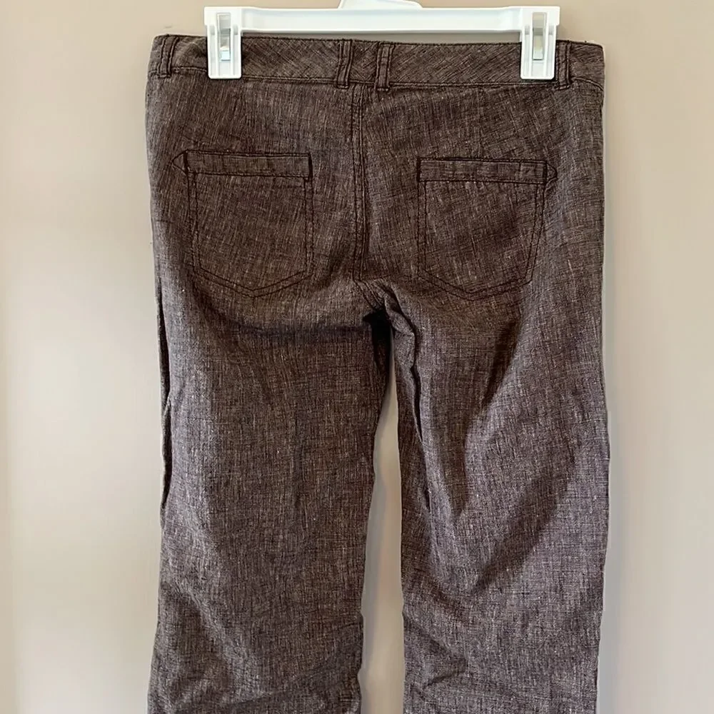 Womens’ Express Cotton/Linen Flare Pants Size 2